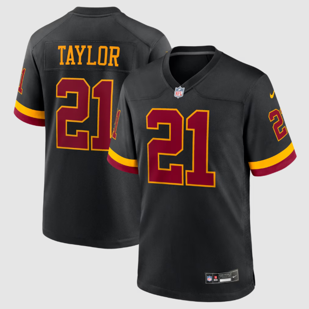 Washington Commanders Sean Taylor Black Hail Raiser Alternate Retired Player Jersey