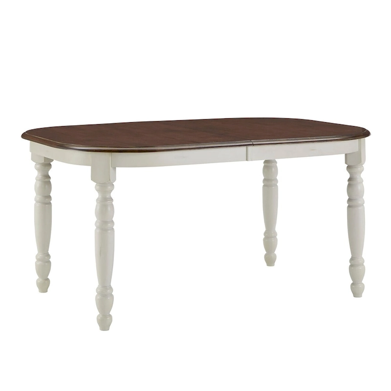 Mackenzie Country Antique Two-tone Dining Table by iNSPIRE Q Classic