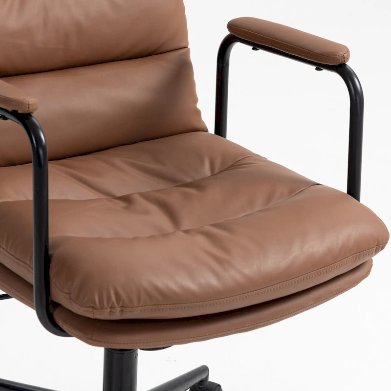 GEITIN Home Office Desk Task Swivel Chair with Padded Armrest
