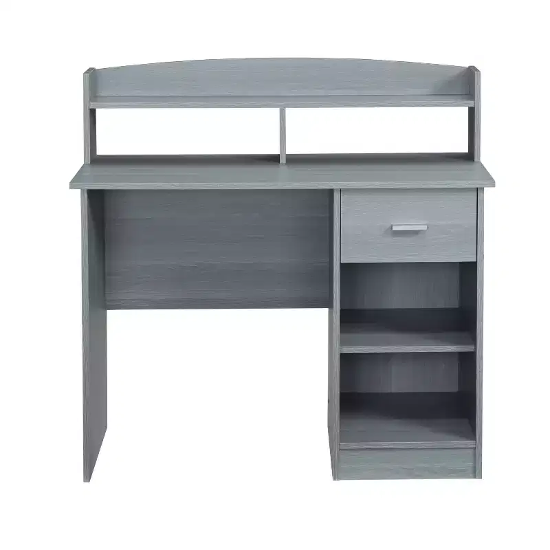 Modern Office Desk with Hutch - Techni Mobili