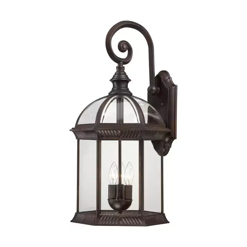 Nuvo Lighting Boxwood 3 - Light Wall Light in Rustic Bronze