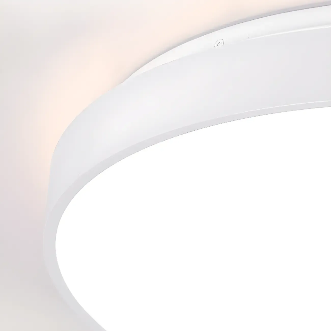 Stylish Circular Acrylic Flush Ceiling Light in Multi Dimming