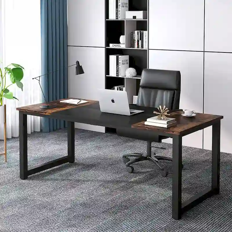 70.8 Large Computer Desk Conference Table with Thicken Frame