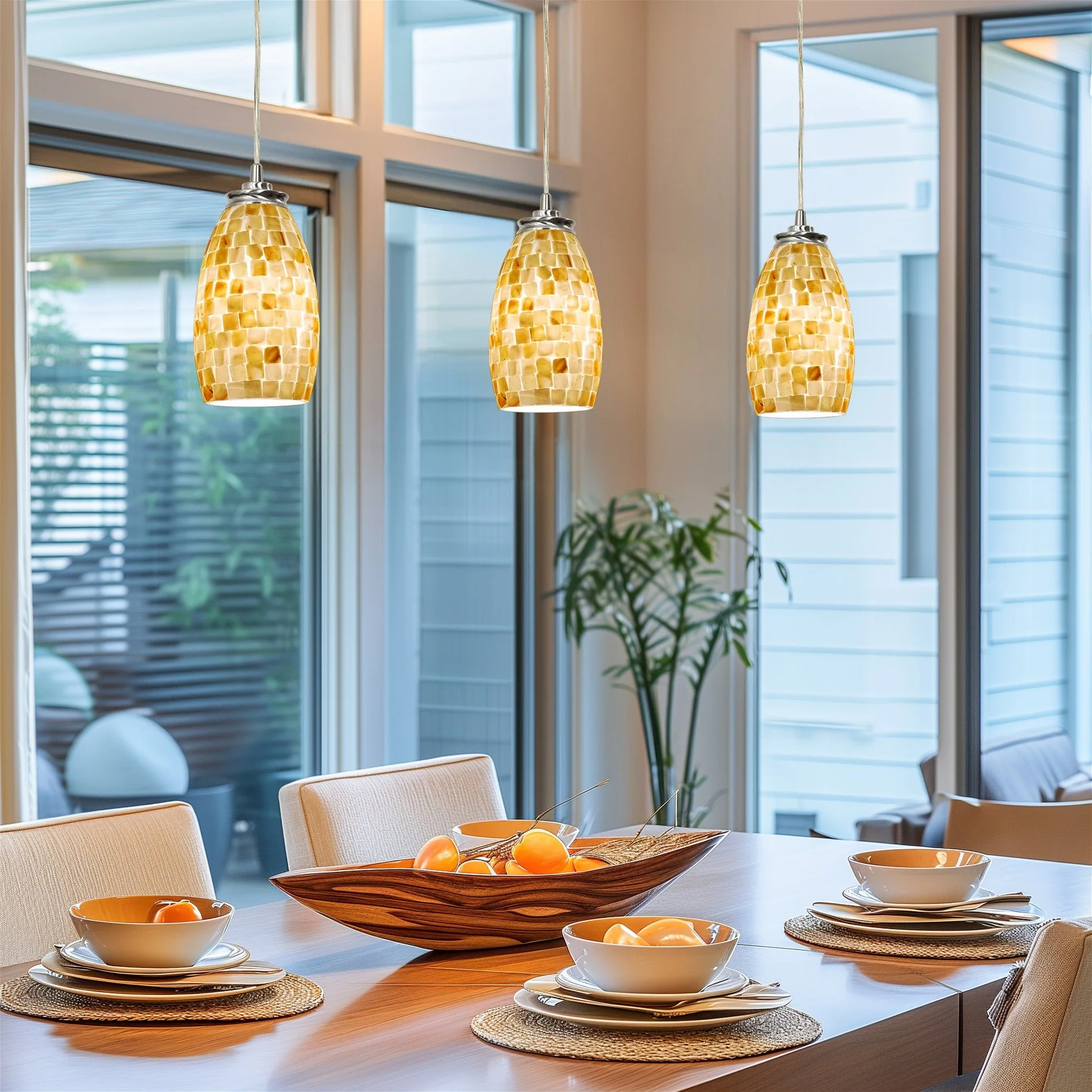 Coast 9 Modern Oval Mini Pendant Light