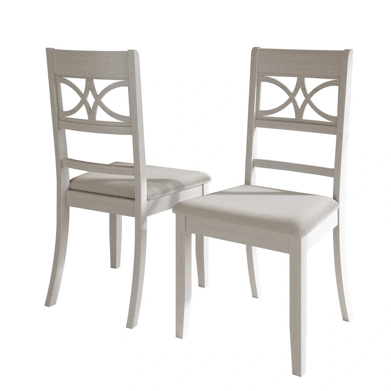 CraftPorch Mid-Century Modern Wooden Dining Chairs (Set of 2) - N/A