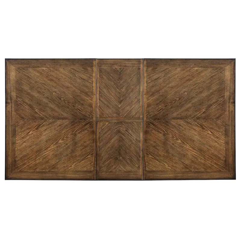 Furniture of America Bethannie 2-tone 78-inch Expandable Dining Table