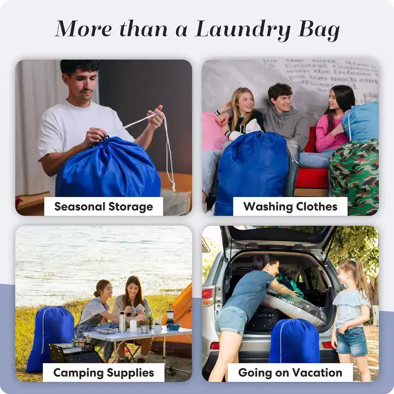 Narwey Nylon XL - Large Capacity with Locking Drawstring, Machine Washable