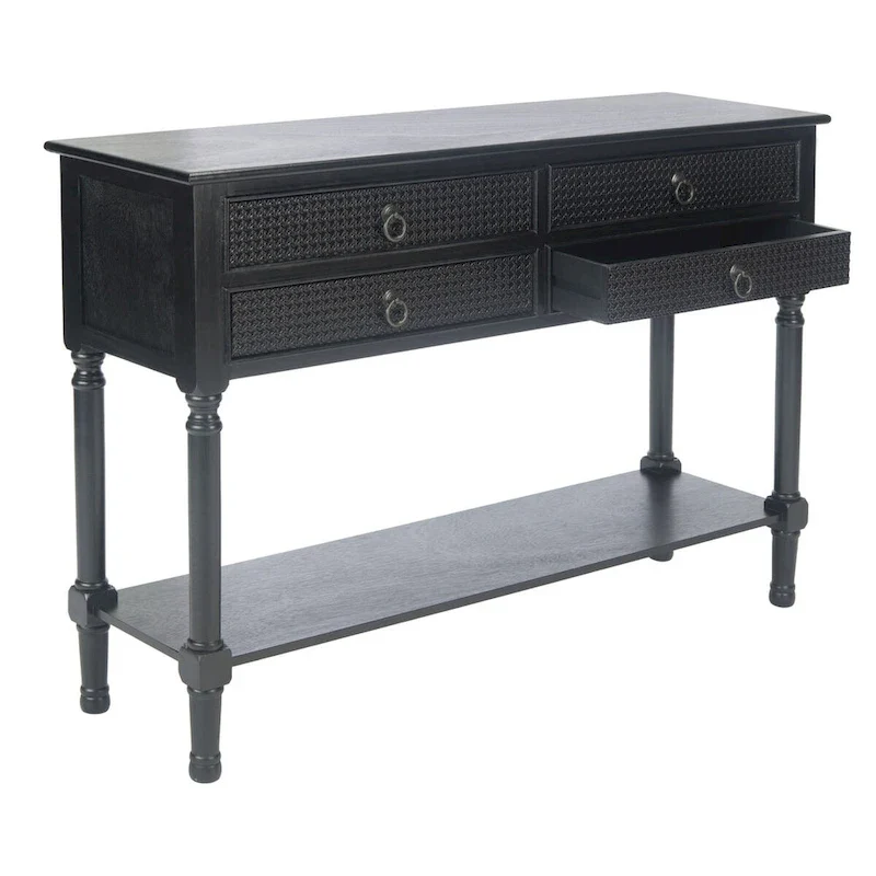 SAFAVIEH Artelia 4-Drawer Console Table - 42 W x 13 L x 29.5 H - 42Wx13Dx30H
