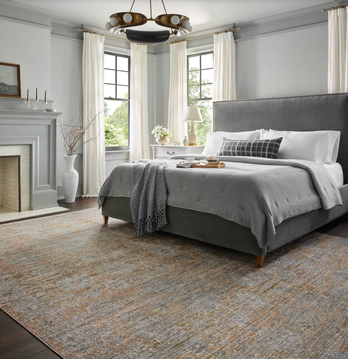 Katherine Terracotta/ Smoke Rug