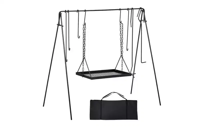 Karl Home Portable Cookware Hanging Rack Outdoor Camping Bonfire