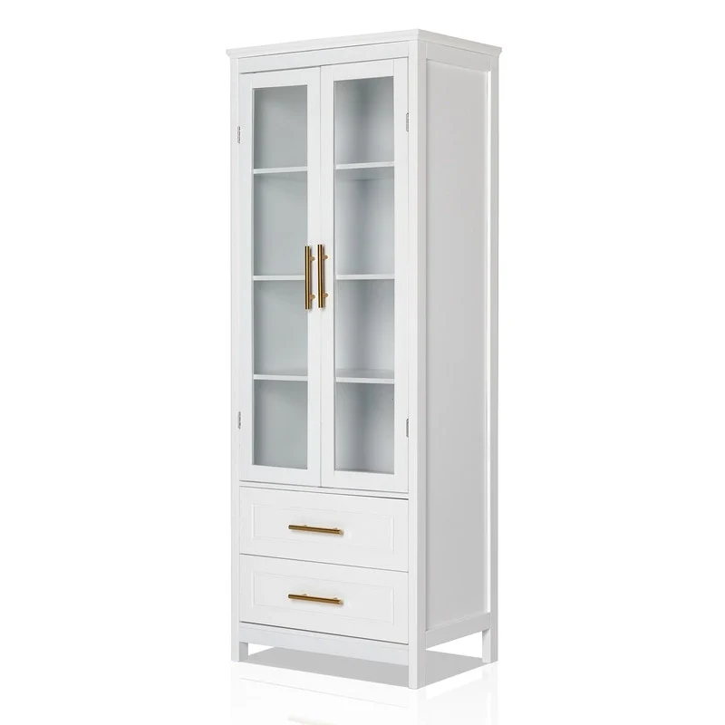White MDF Bathroom Cabinet