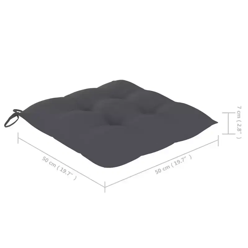 vidaXL Patio Chair With Tea Table