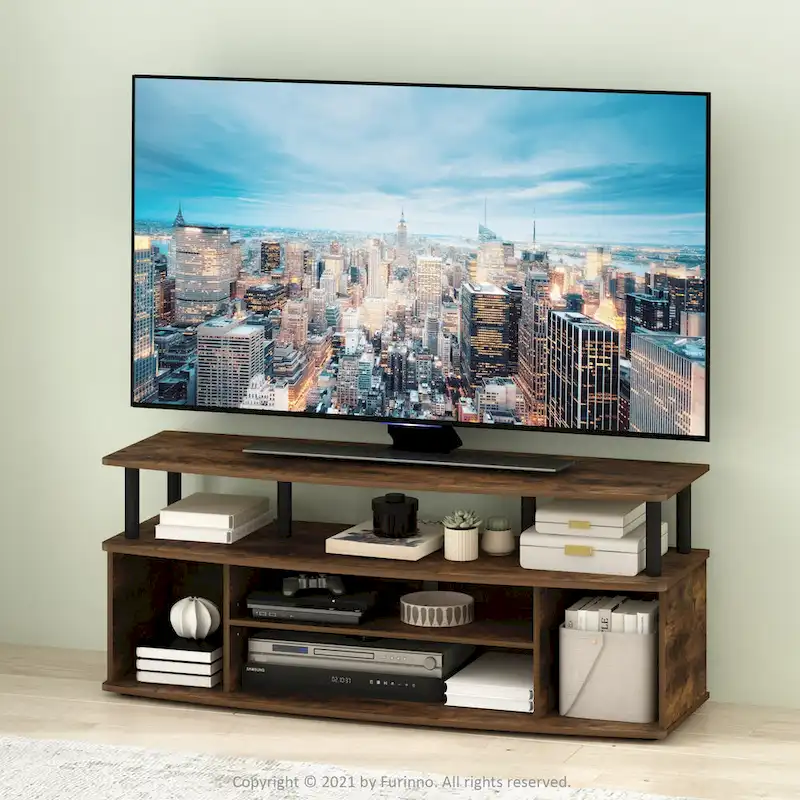 Furinno JAYA Large Entertainment Center Hold up to 55-IN TV
