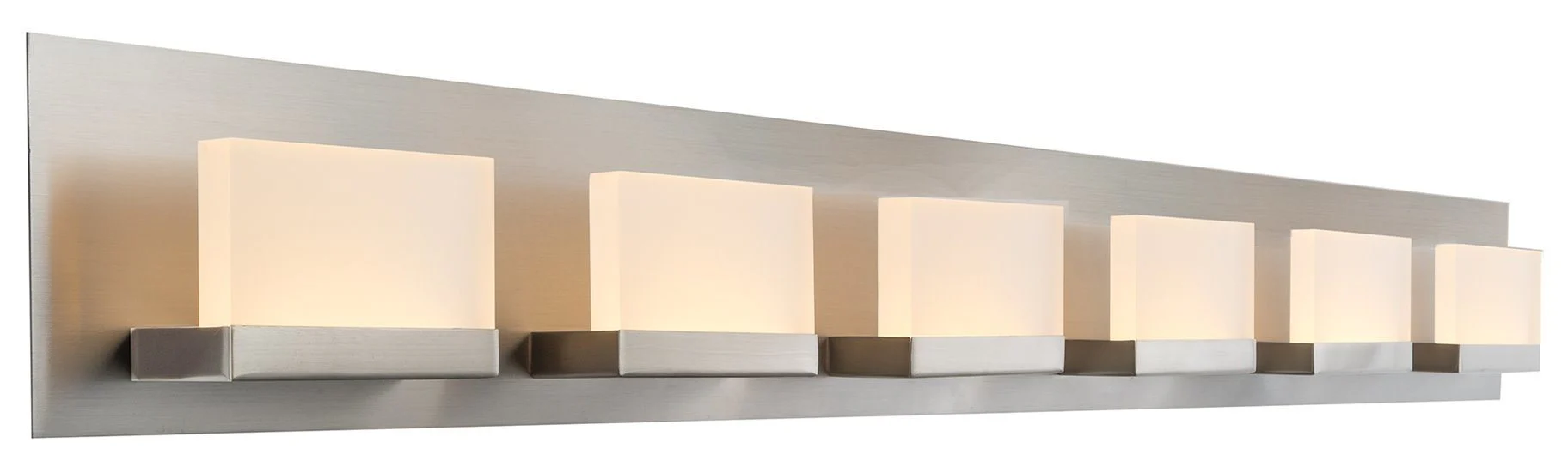 Everett 48 Modern 6-Light 60W Integrated LED (360W eq.) Bathroom / Vanity Light