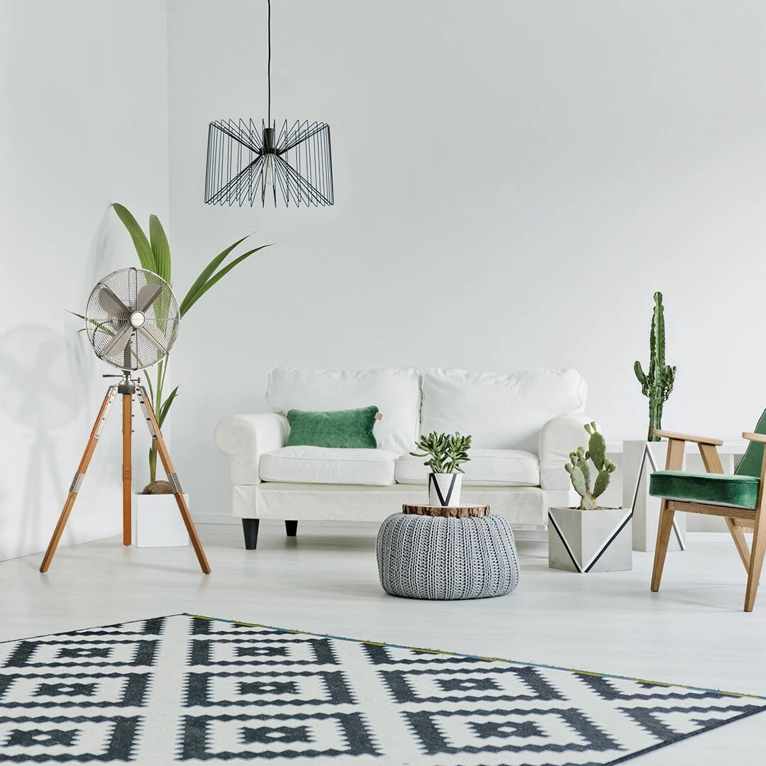 Star Fans Star Tripod 16-inch Stand Fan with Wooden Legs