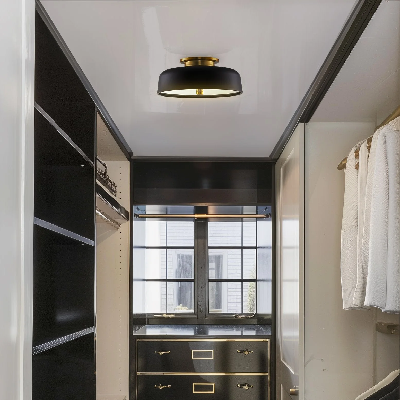 Gianna 12 2-Light Modern Semi Flush Mount Ceiling Light