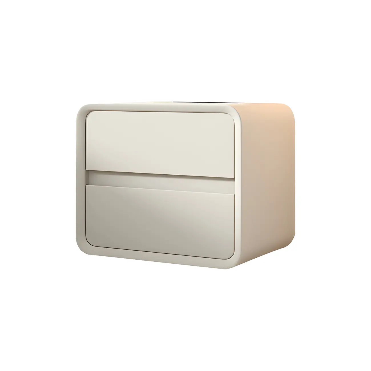 Scandinavian Wood Narrow Bedside Cabinet