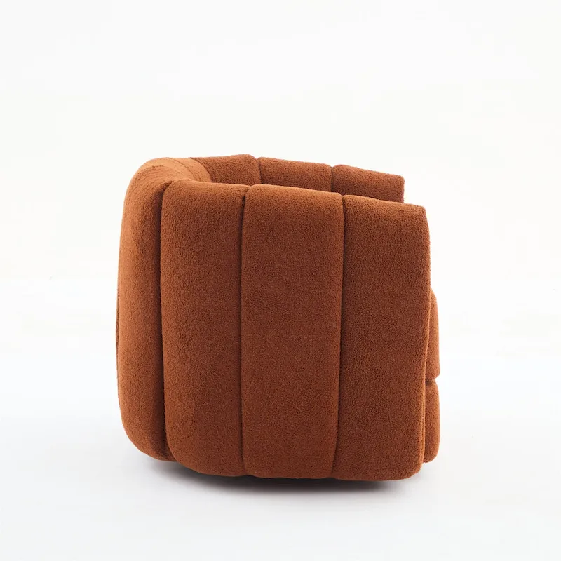 Modern Upholstered Swivel Accent Barrel Chair