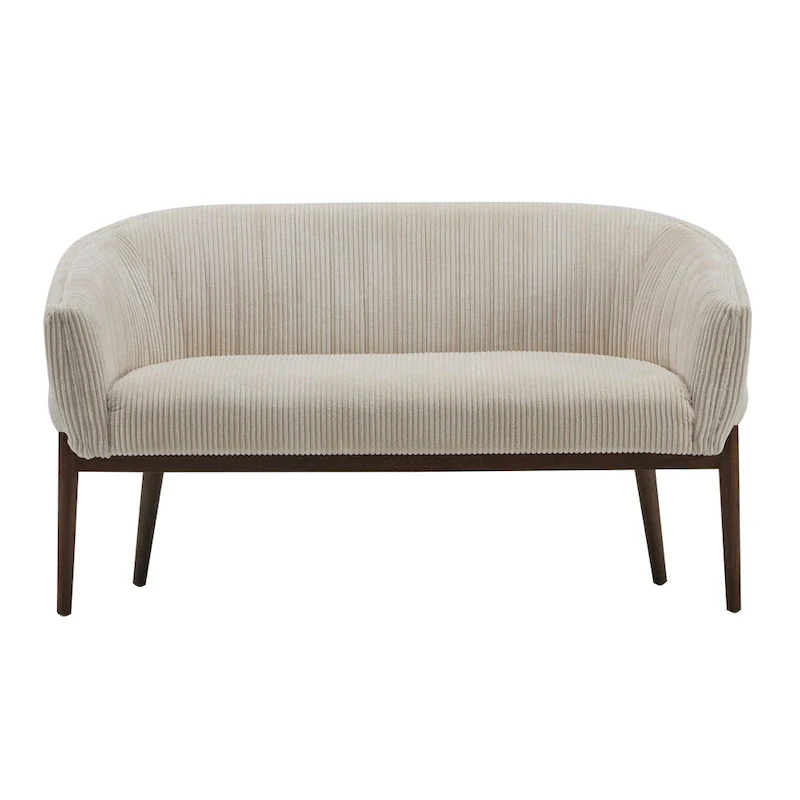 Galena Mid-century Modern Glam Loveseat by Christopher Knight Home