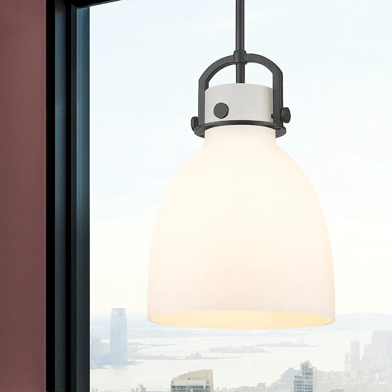 Innovations Lighting Newton Bell - 1 Light 10  Stem Hung Pendant