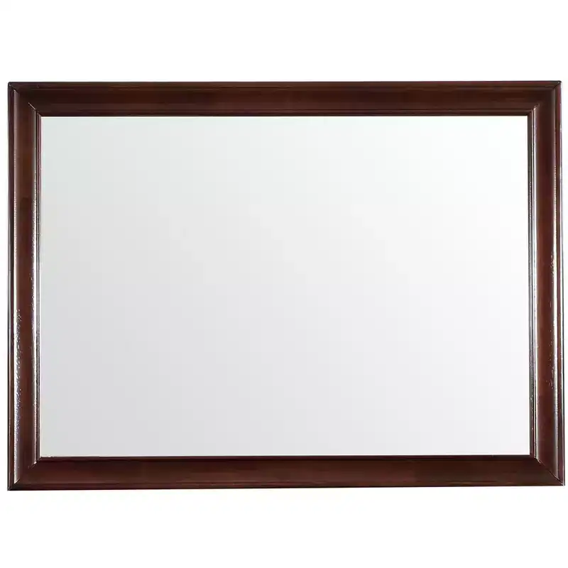 Passion Furniture LaVita 45 in. x 33 in. Modern Rectangle Framed Dresser Mirror