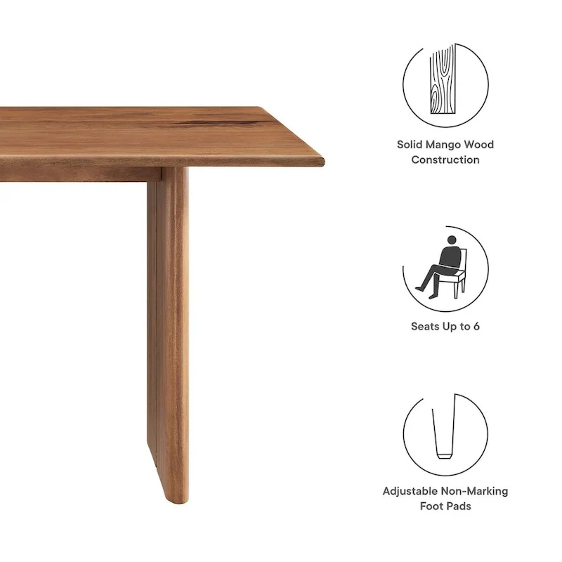 Amistad 60 Wood Dining Table
