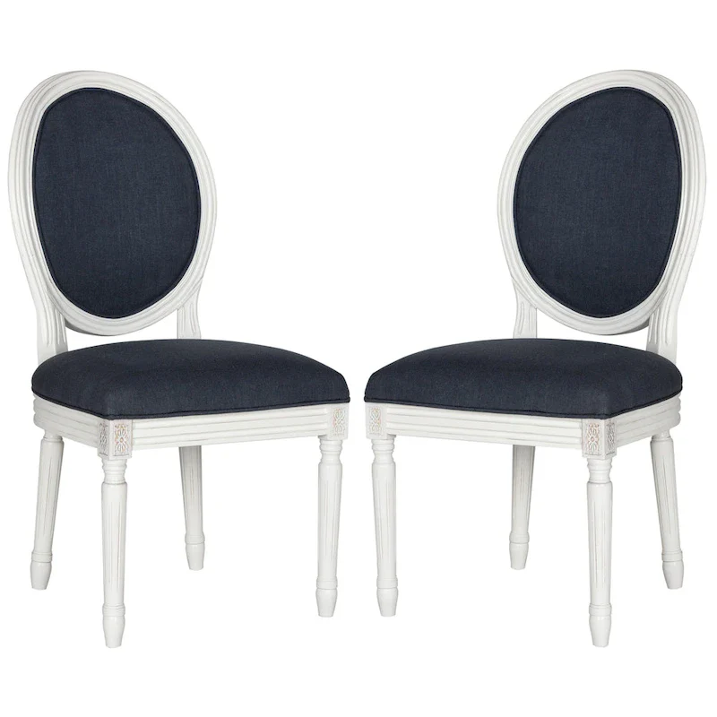 SAFAVIEH Rona Parisian Oval Dining Chair (Set of 2) - 20Wx20Dx39H