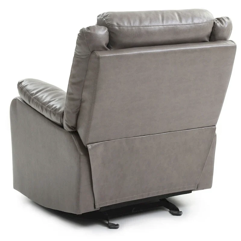 Faux Leather Rocking Recliner, Single Seat