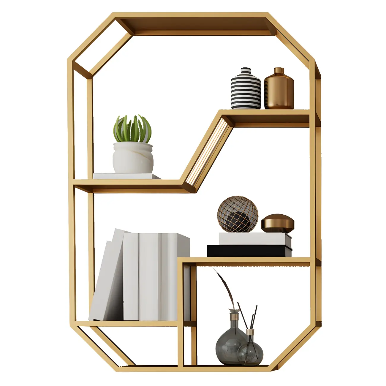 Simple Metal Black Wall-Mounted Wine Bottle Rack