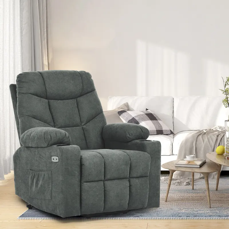 Modern Massage and Heating Recliner Sofa Chair