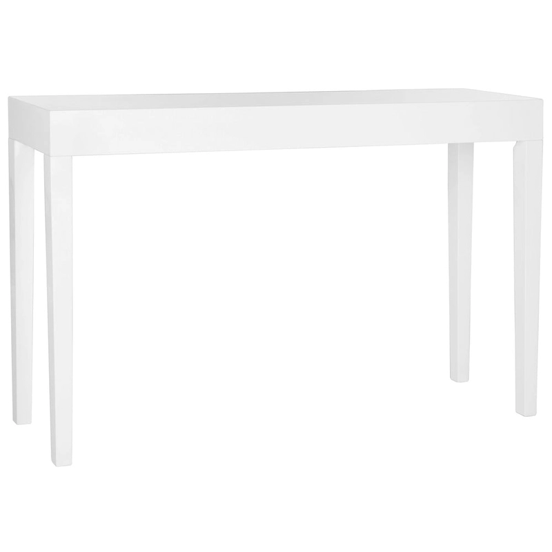 SAFAVIEH Bonny White Lacquer Console Table - 51.2  W x 13.4  L x 31.5  H - 51Wx13Dx32H