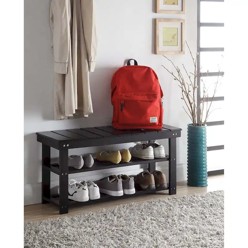 Oxford Utility Mudroom Bench with Shelves