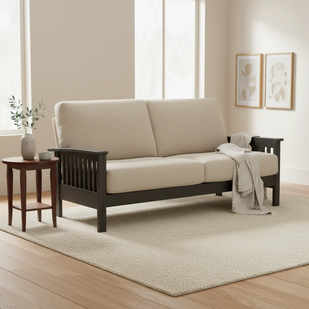 Mission-style Oak Sofa