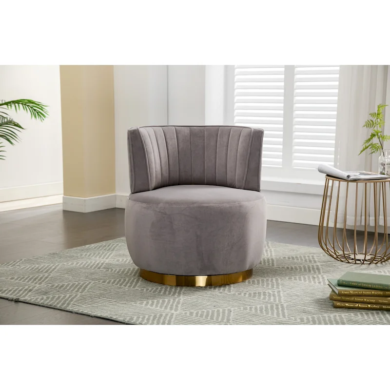 360° Swivel Barrel Accent Chair