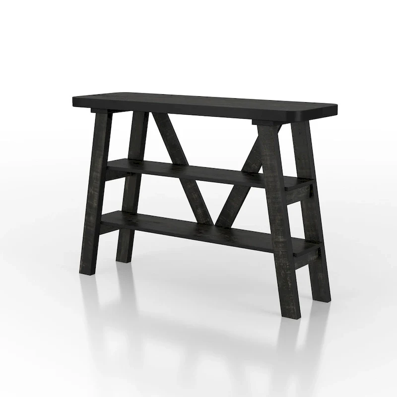 47-inch 2-Open Shelf Console Table