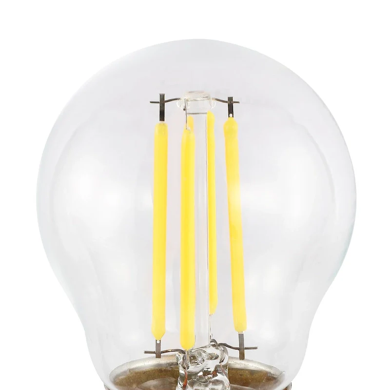 Modern Non-Dimmable G45-4W LED Edison Glass Bulbs with E26 Base, 80+ CRI, Warm White 2700K, Clear (Pack of 6) by JONATHAN Y