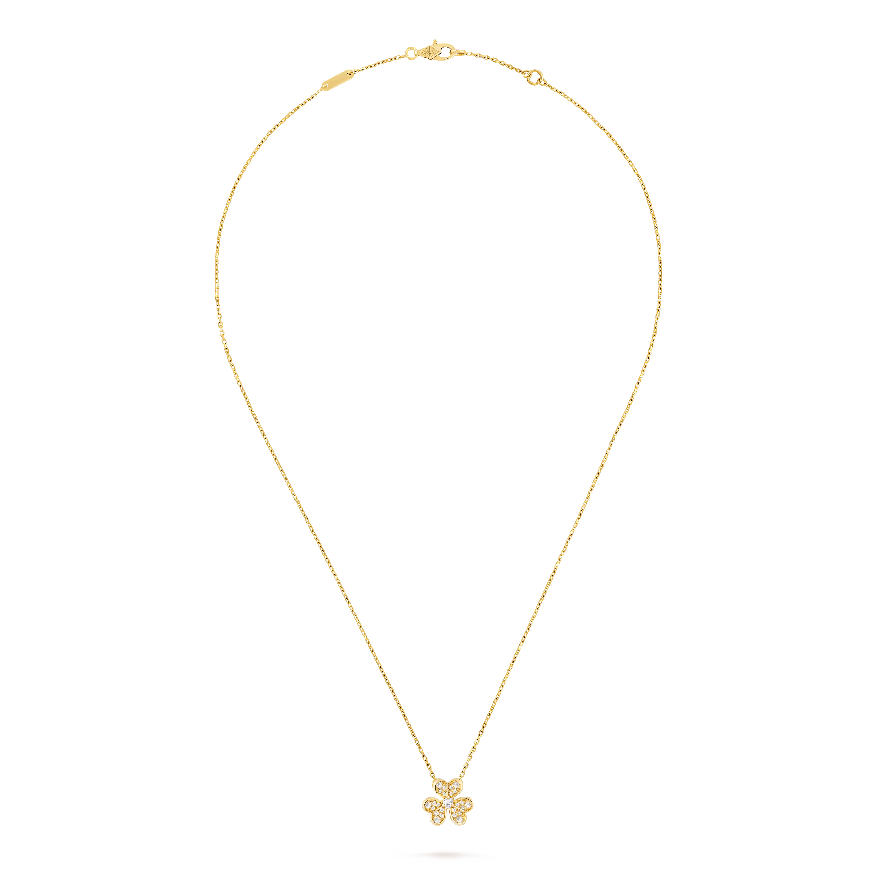 VCNS010  18K Gold Frivole pendant, mini model - ccjewelryacc