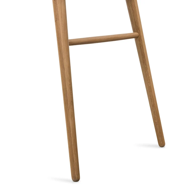 Poly & Bark Etta Office Desk - Solid Wood with Two Softclose Drawers