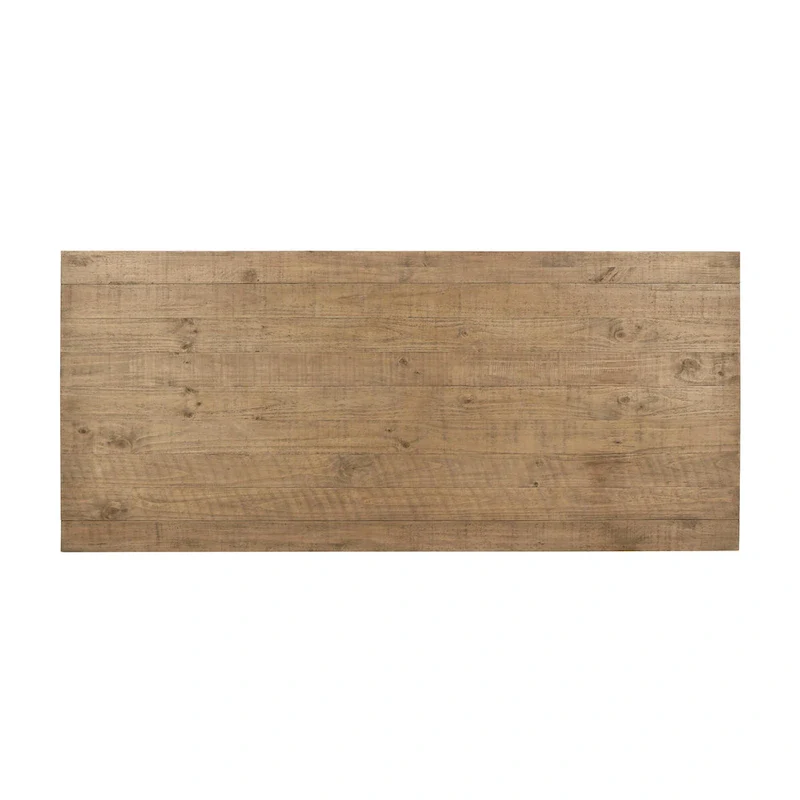 78  Reclaimed Pine Wood Dining Table in Natural