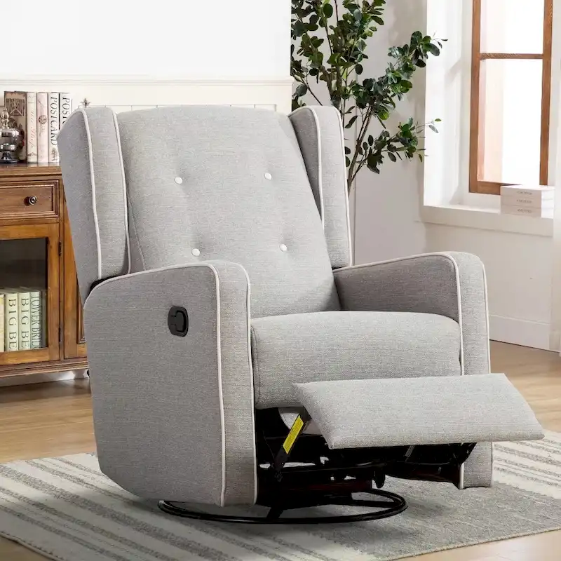 Swivel Rocker Recliner Chair Set of Two