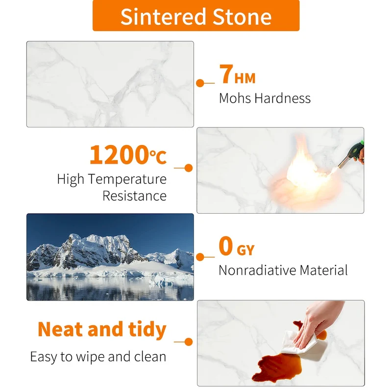 Round Sofa Nesting Coffee Table Sintered Stone Set of 2