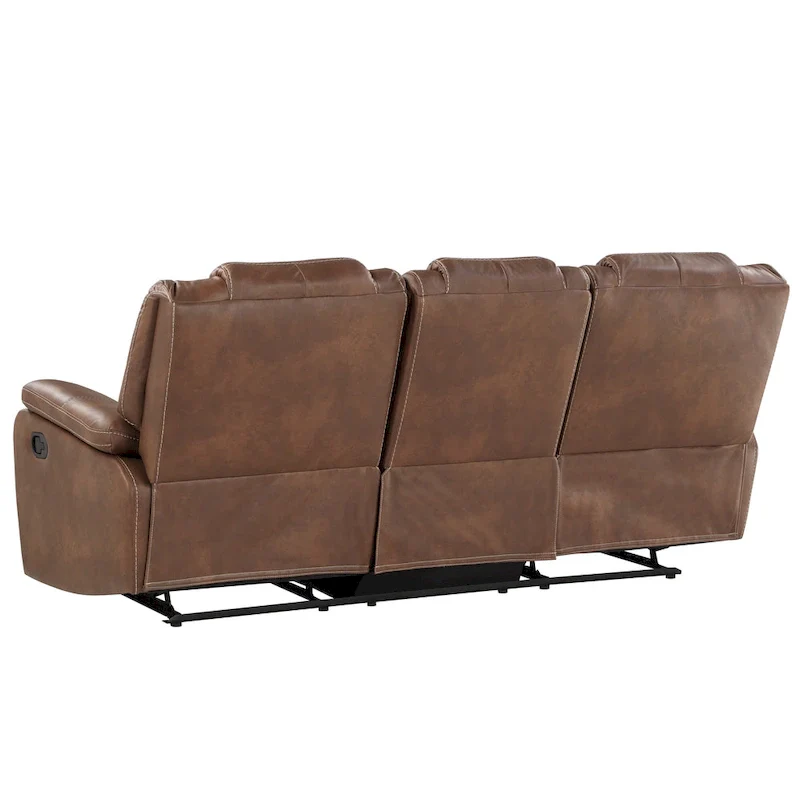 Steve Silver Kameryn Faux Leather Manual Reclining Sofa