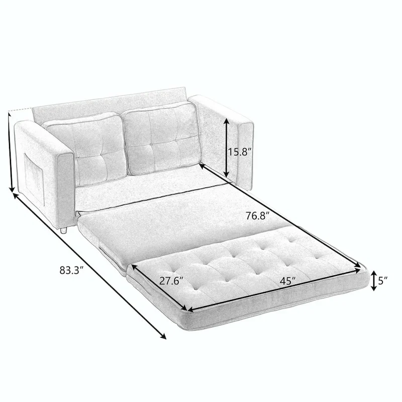 Convertible Futon Couch sleeper sofabed