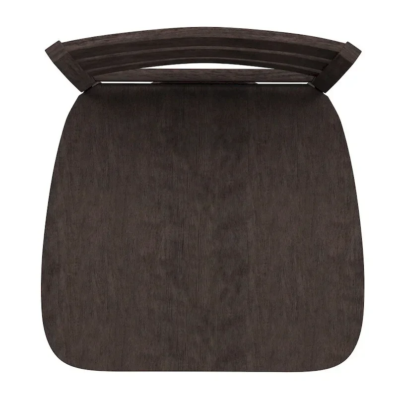 Ladderback Wooden Swivel Counter Stool with Footrest