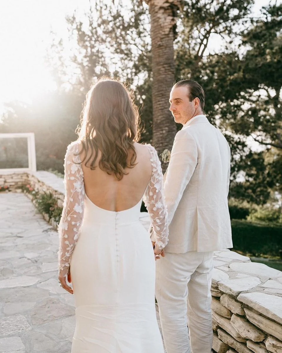 Fairy Mermaid Sweetheart Long Sleeves Satin Wedding Dresses with Appliques