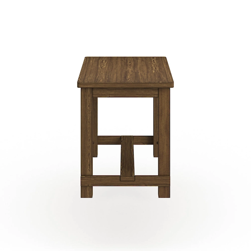 Furniture of America Tays Rustic Brown 60-inch Solid Wood Counter Height Table