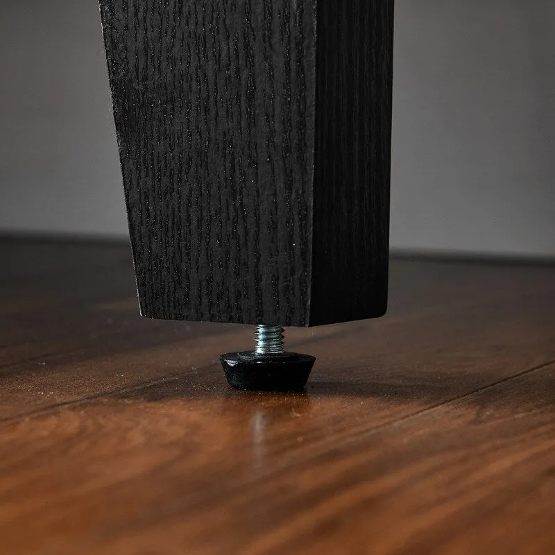 Grondin Mid-Century Modern Boho Style 6 Rattan Drawers Double Dresser with MDF Frame and Solid Wood Legs,