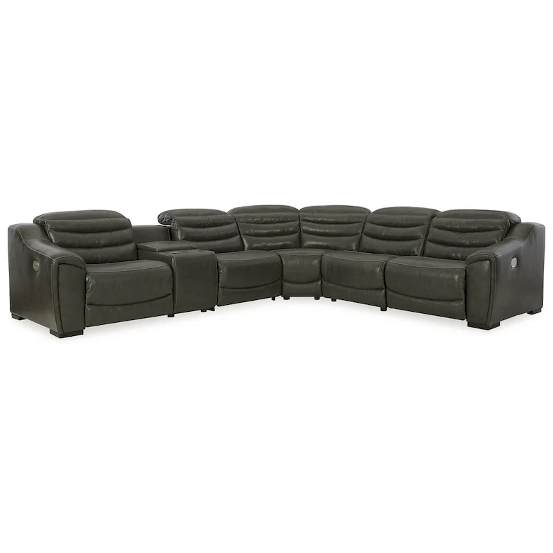 Center Line Power Reclining Sectional - 138.25W x 120.5D x 35H