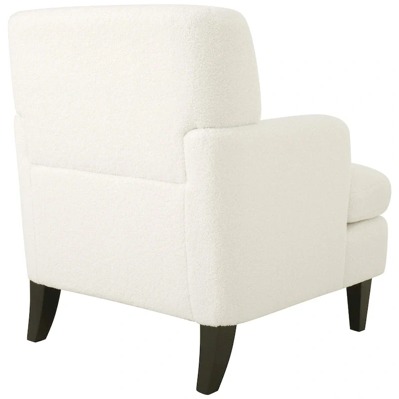 Modern Fabric Accent Chair with Cushion Back