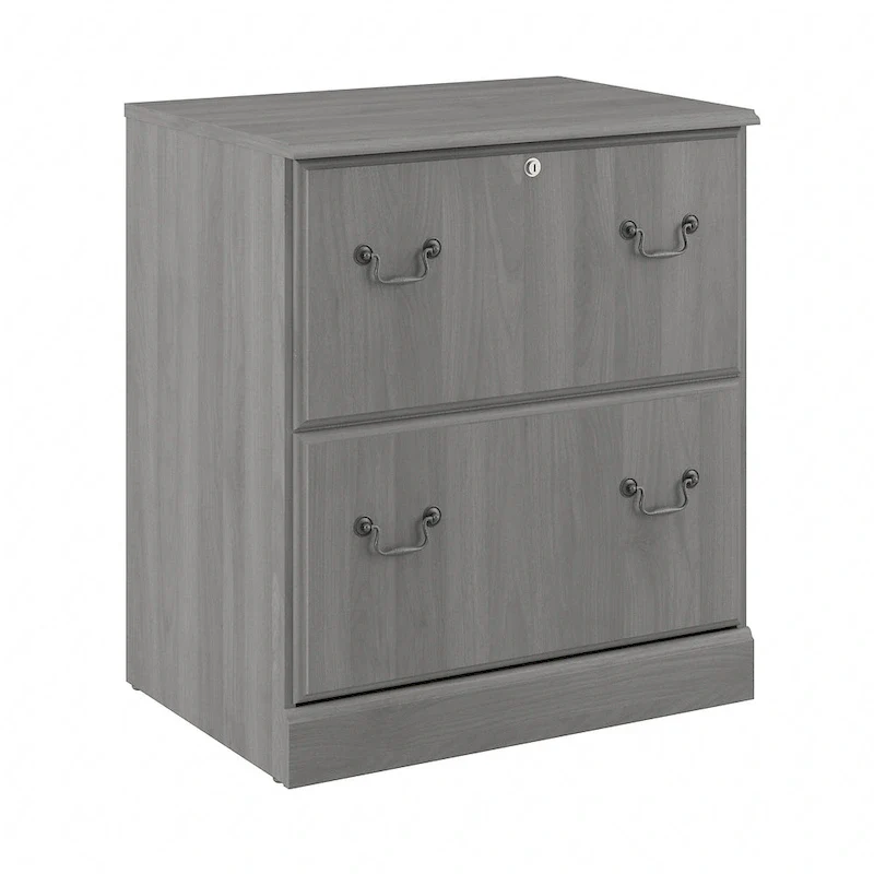 Bush Furniture Saratoga Lateral File Cabinet in Harvest Cherry